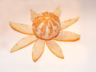 Naklejka na ściany i meble tangerine like lotus