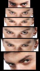evil eyes look - various eye poses
