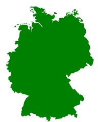 carte de l'allemagne