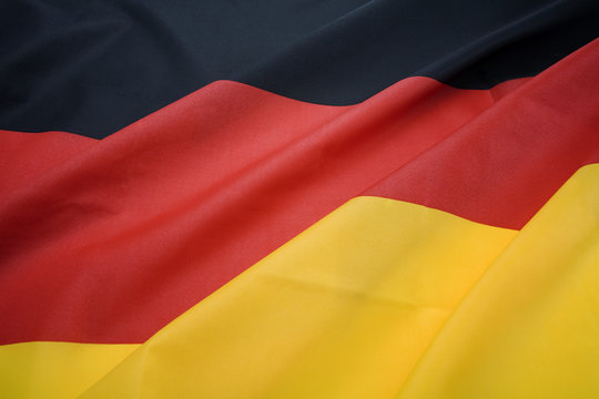 close up of german national flag