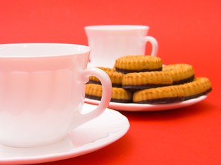 cups and cookies
