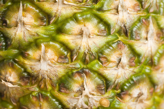 detail of a pineapple