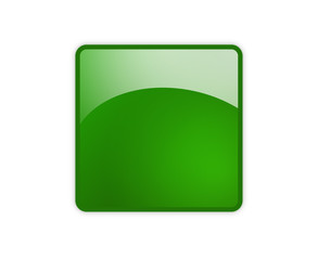 aqua button blank green