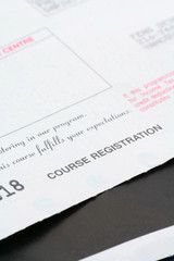 course registration receipt