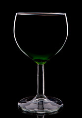 wineglass silhouette