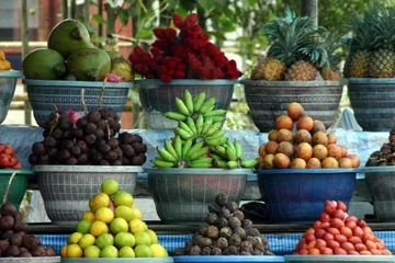 Zelfklevend Fotobehang exotic fruits © Thomas