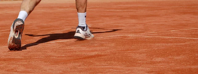 Keuken spatwand met foto tennis © Isabelle Barthe