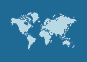 weltkarte 2.1 - map of world 2.1
