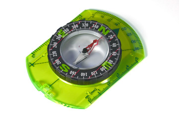 compass isolated with clipping path