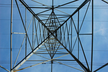 electricity pylon steelwork