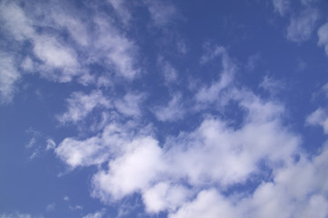 blue cloudy sky