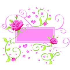 roses and hearts