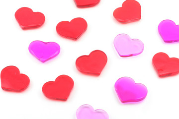 red heart, love concept