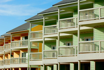 colorful resort condominiums - 2237158