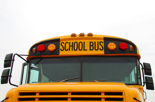 front of school bus