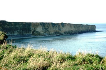 falaises autour de la pointe du hoc
