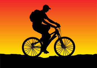 sunset bicycle