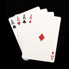carré d'as noir