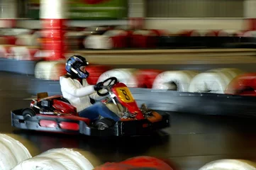 Papier Peint photo Lavable Sport automobile karting