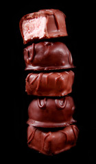 tall stack of chocolates