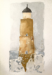 aquarelle phare