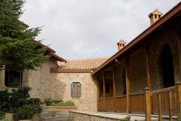 monastery courtyard