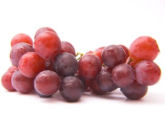 grapes - isolated over white background