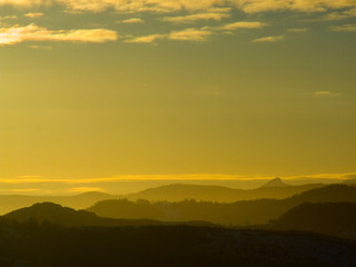 mountain sunrise