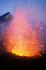 Crédence de cuisine en verre imprimé Volcan etna 0274