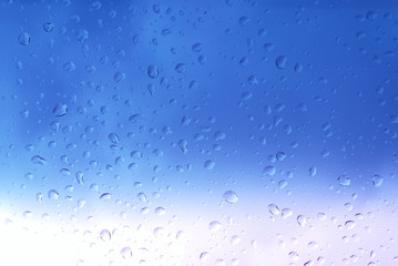 blue droplets background