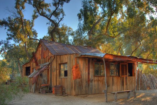 old western cabin