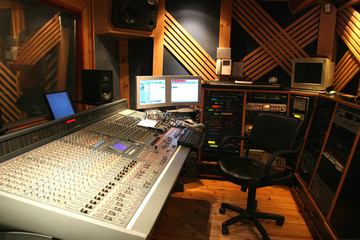 Naklejka premium recording studio