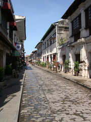 Obraz premium street in vigan, philippines