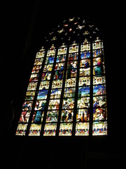 church window in belgium (gent)