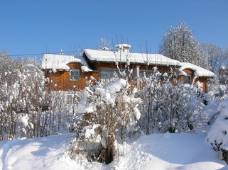winter landscape in austria
