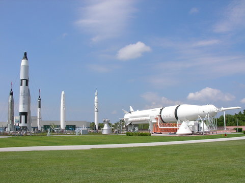 rocket garden at nasa - Powered by Adobe