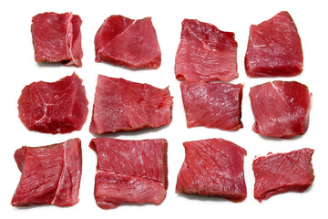 meat pieces