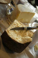 cheese and knife