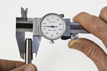 caliper and pin