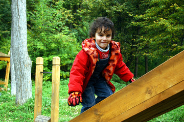 game on a children's playground.