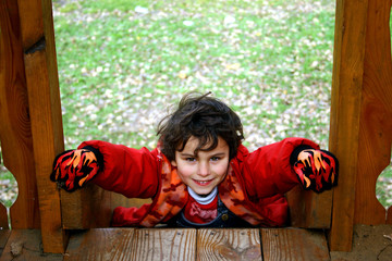 game on a children's playground.