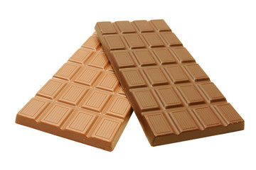organic dark and milk chocolate bars
