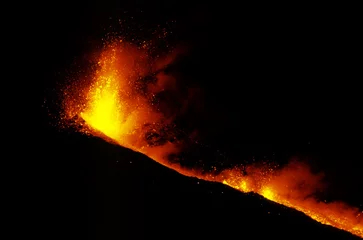 Cercles muraux Volcan etna 0356