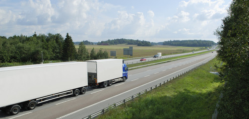 truck, lorry panorama