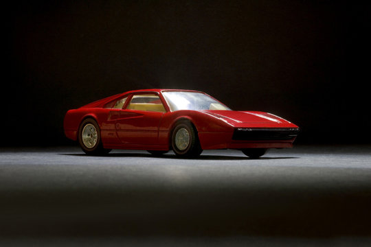 Fototapeta red sports car