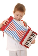 Fototapeta premium accordion boy 19
