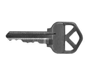 single clip-pathed key