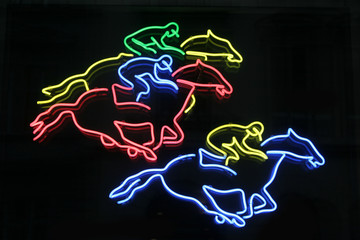 horses neon
