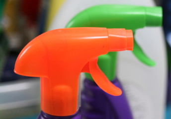 colored cleaning fluid nozzles