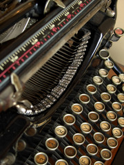 Obraz na płótnie Canvas zabytkowe maszyny do pisania